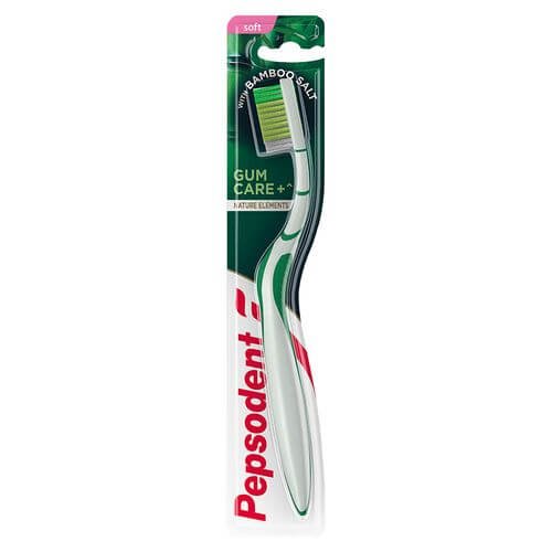 Pepsodent Gum Care+ Tooth Brush With Bamboo Salt - Soft, 1 pc